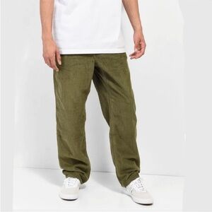 Monet Skateboards Push Olive Green Corduroy Skate Pants
Men's Size 38 Baggy Y2K
